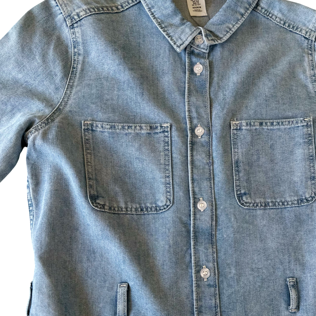 Vestido Camisero Denim Vintage