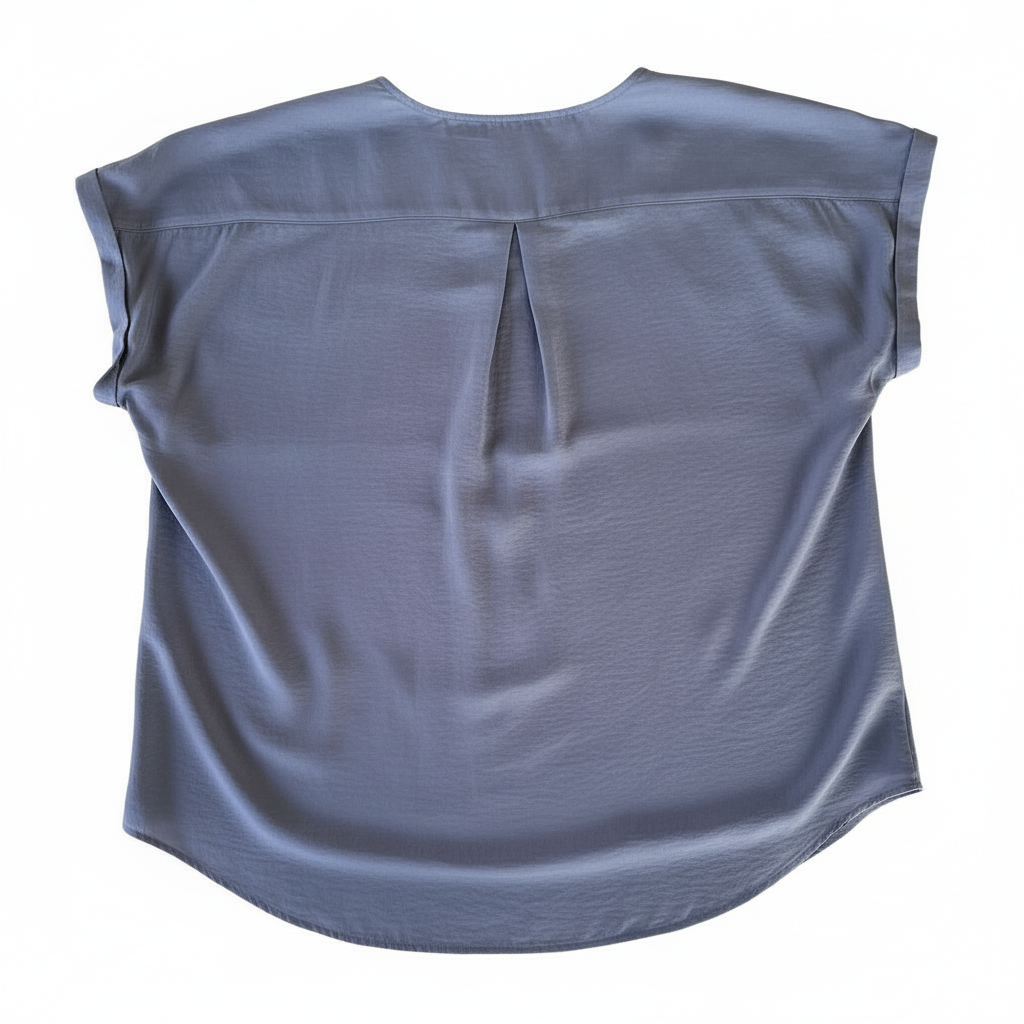 Blusa VNTG Azul Grisáceo