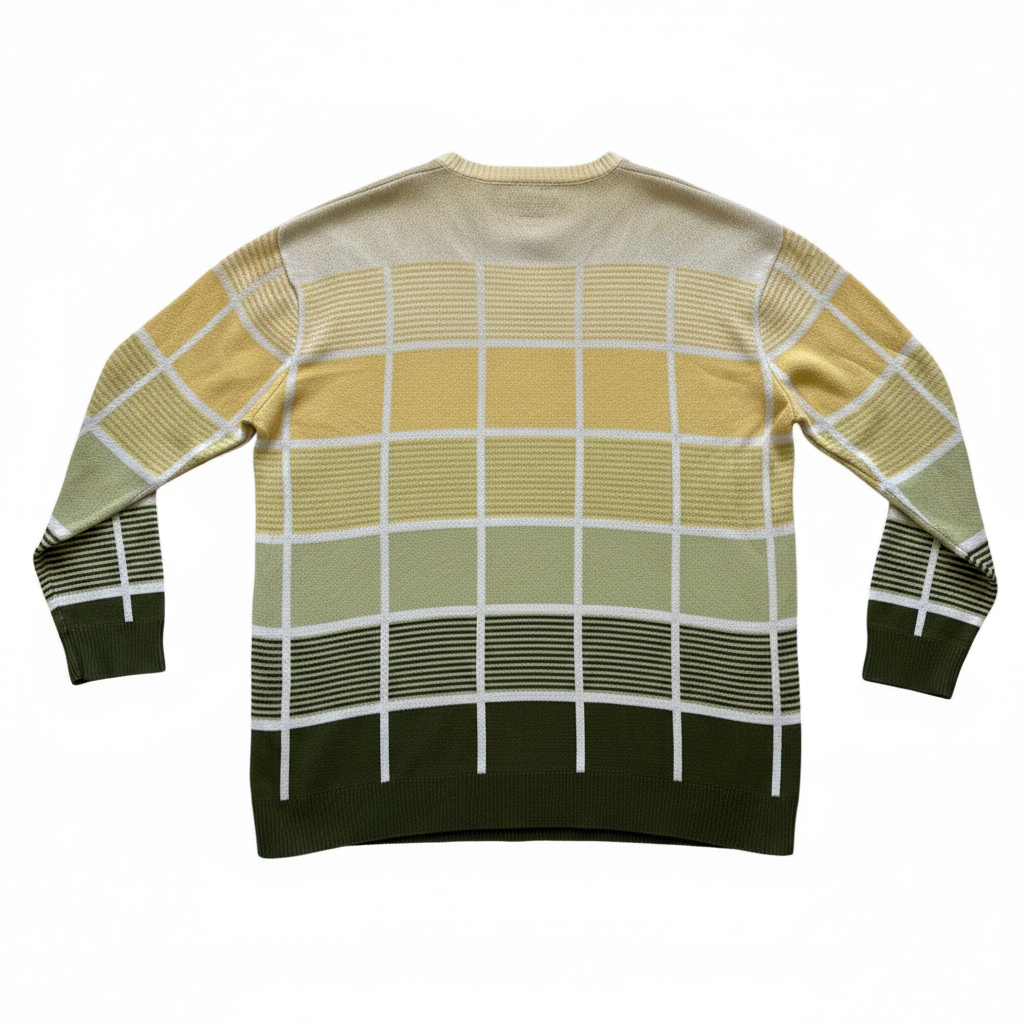 Sweater VNTG Cuadros Tierra