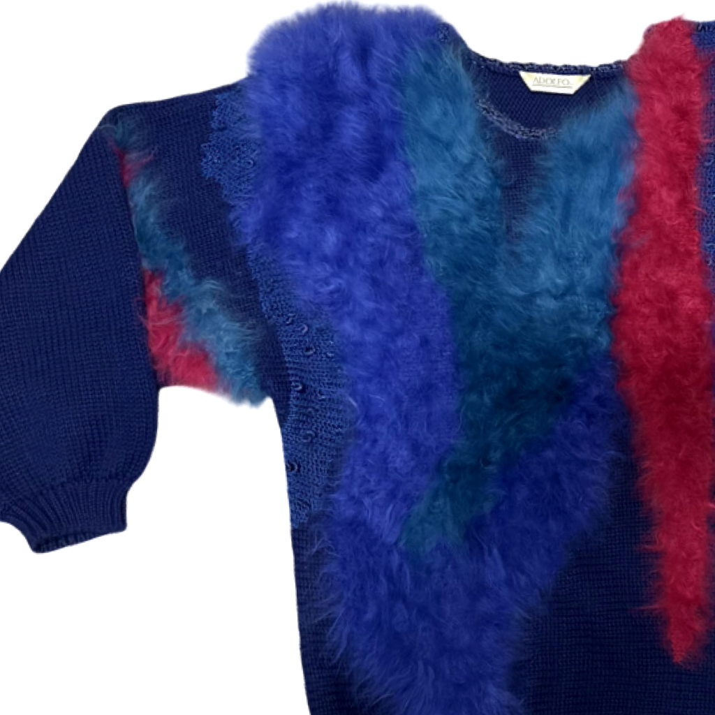 Sweater VNTG Retro Violeta