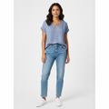 Blusa VNTG Azul Grisáceo