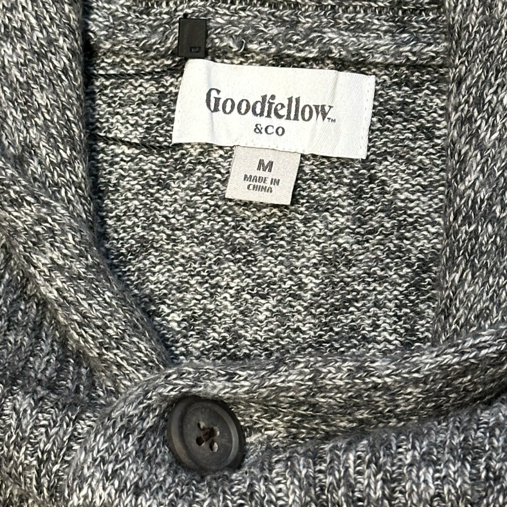 Sweater Jaspeado con Cuello Shawl