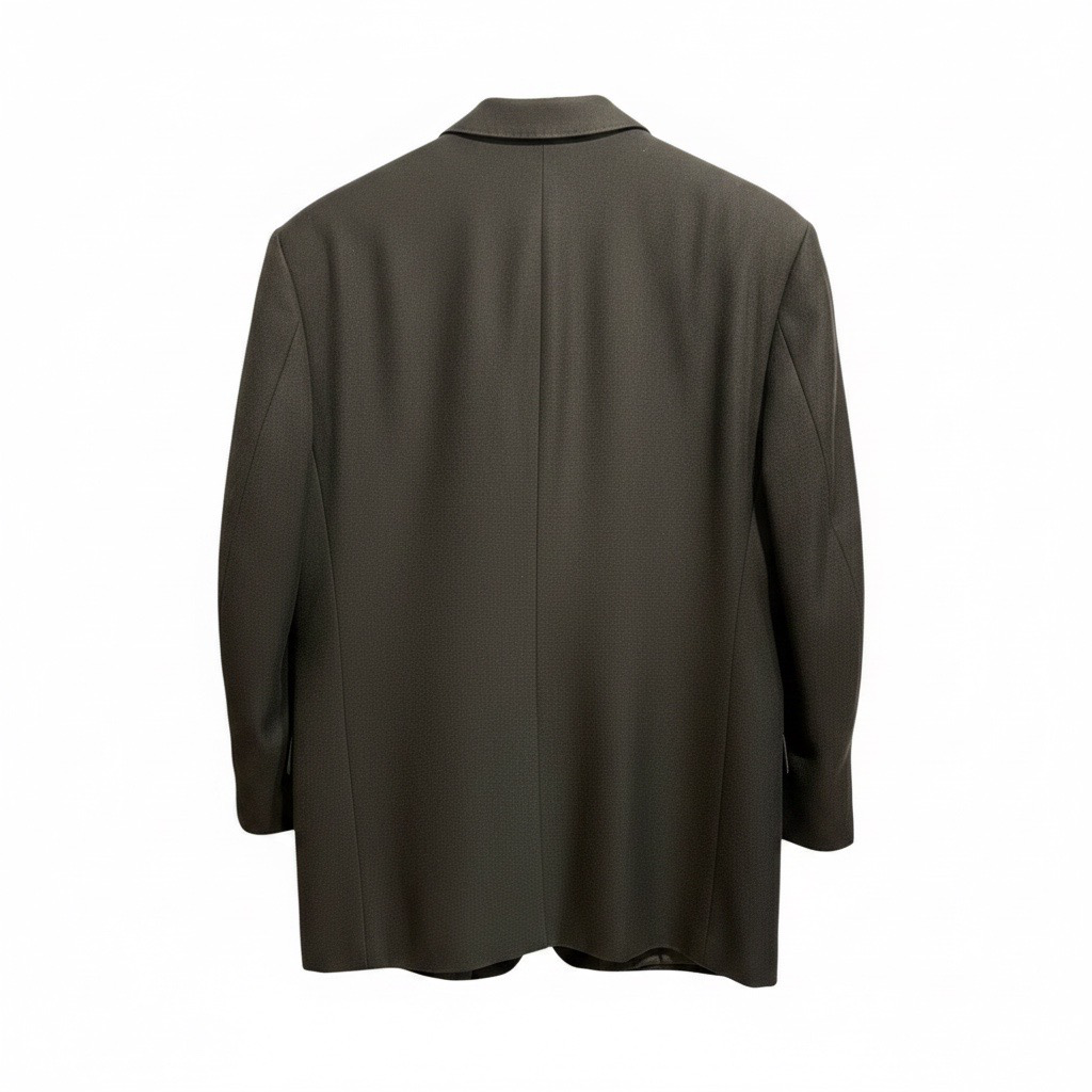 Blazer Negro Clásico de Tres Botones