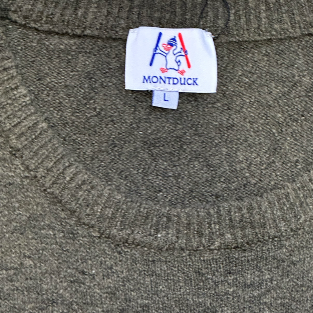 Sweater Montduck de Algodón Orgánico Verde
