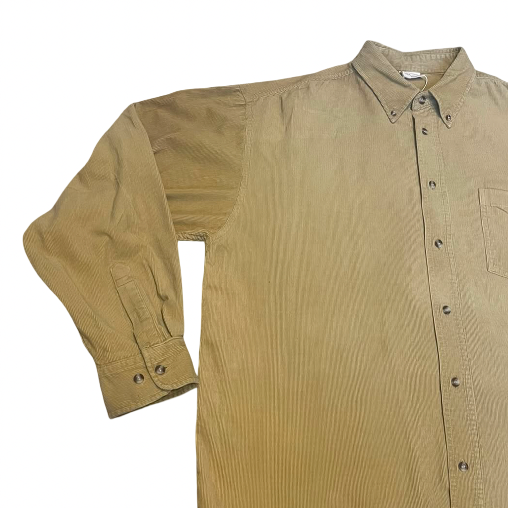 Camisa VNTG Cotelé Beige