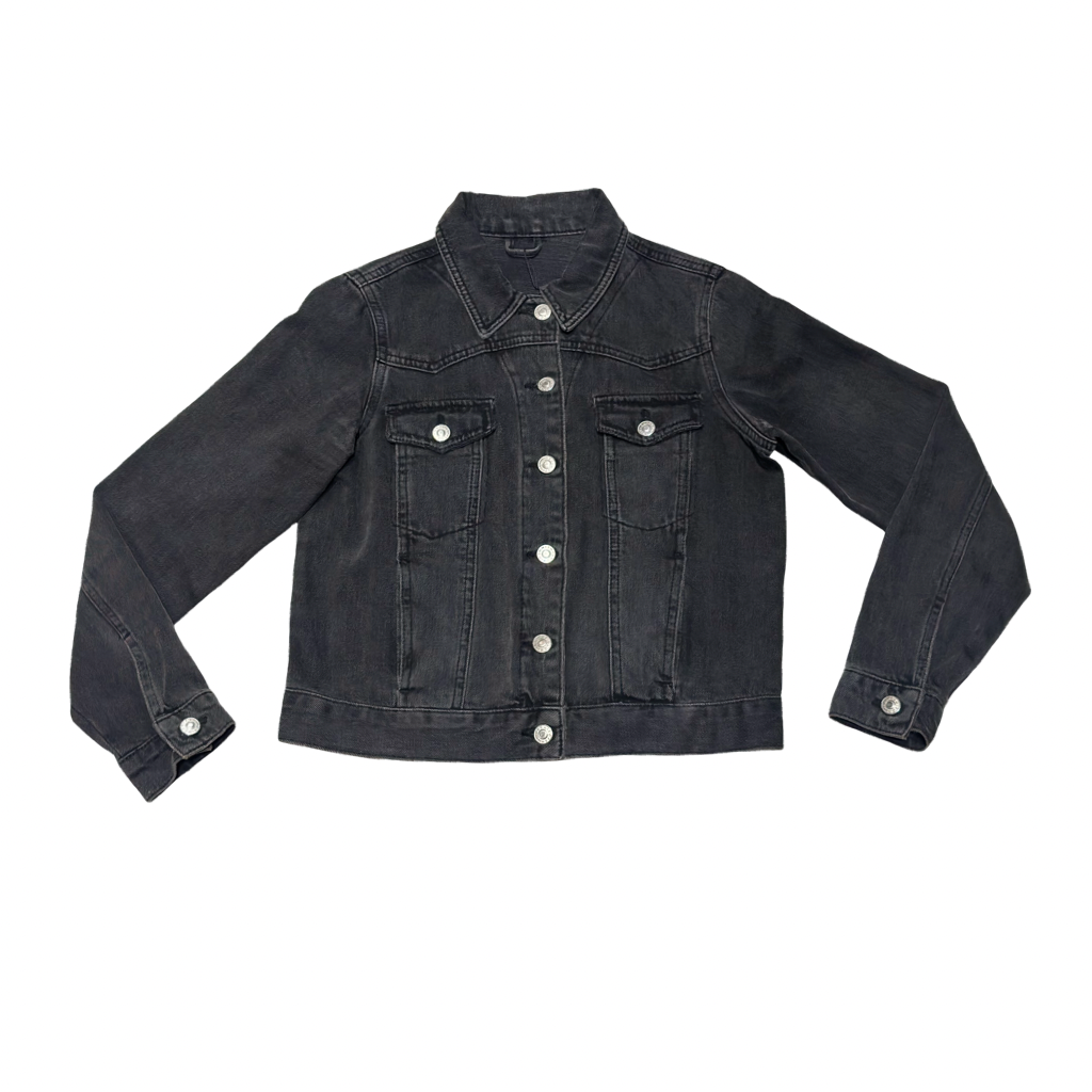 Chaqueta de Denim Negra Topshop