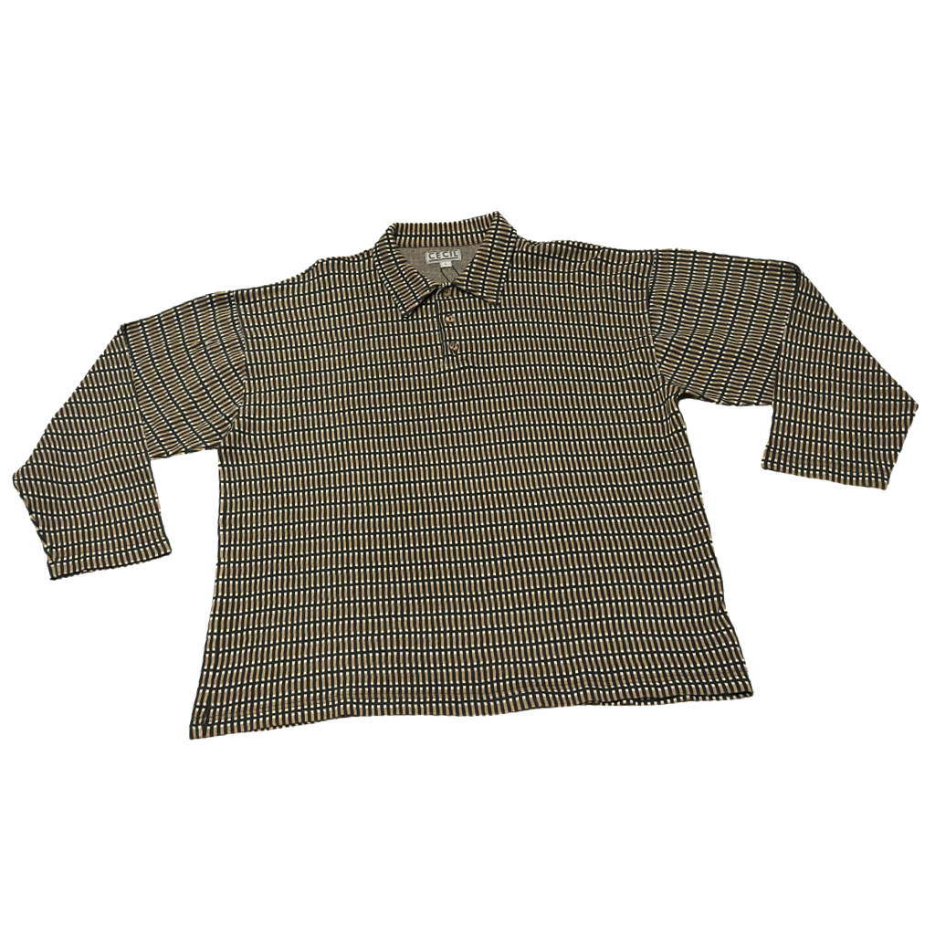 Polera Tipo Polo Estampada