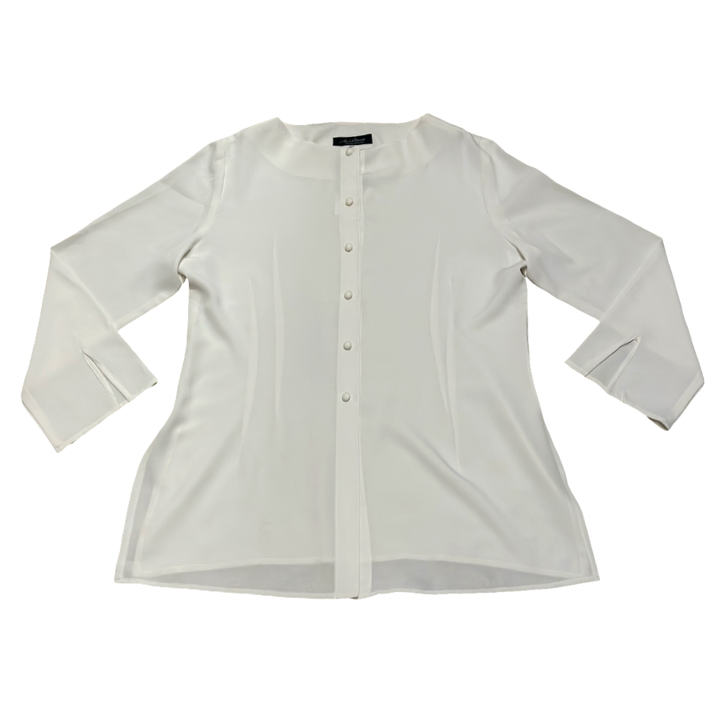 Blusa Blanca Semitransparente