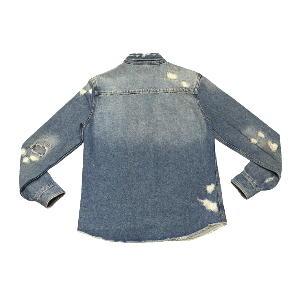 Camisa Denim Desgastada