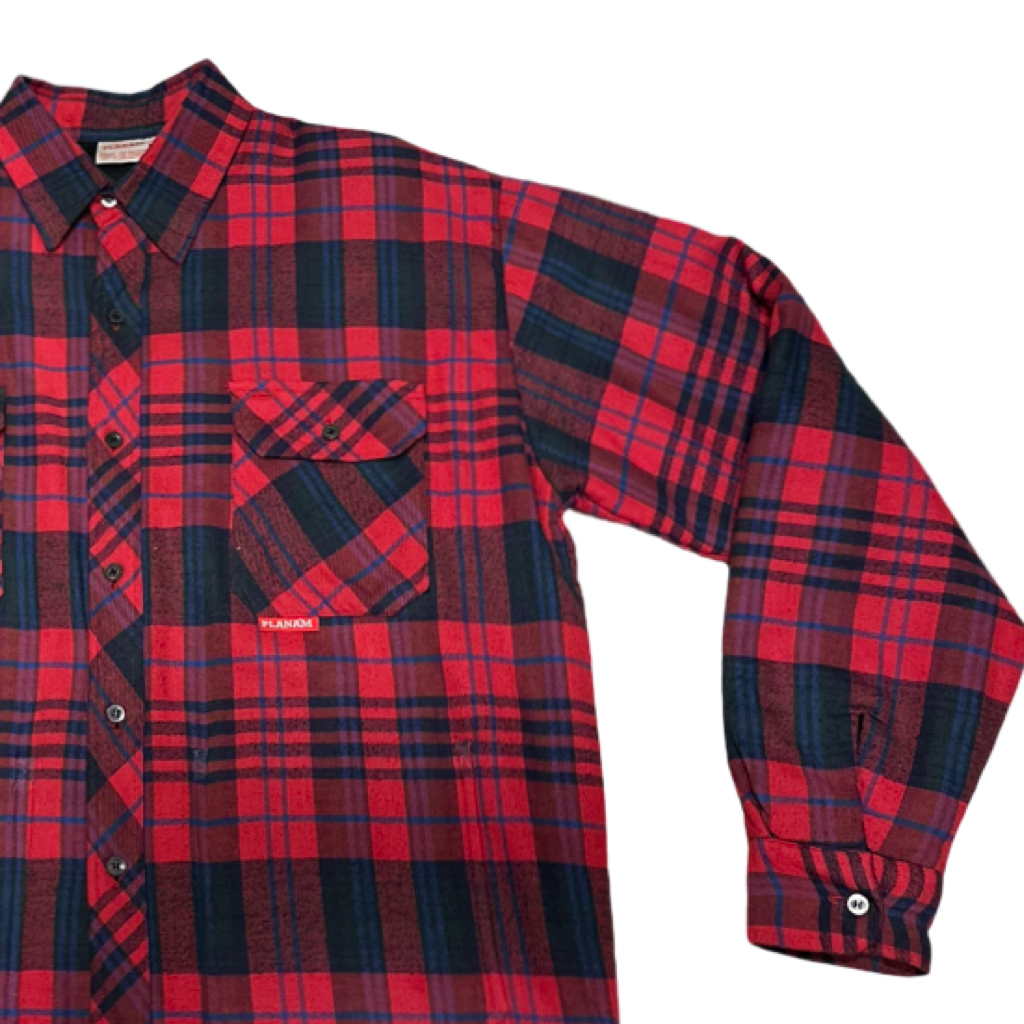 Camisa Leñadora Cuadros Rojos