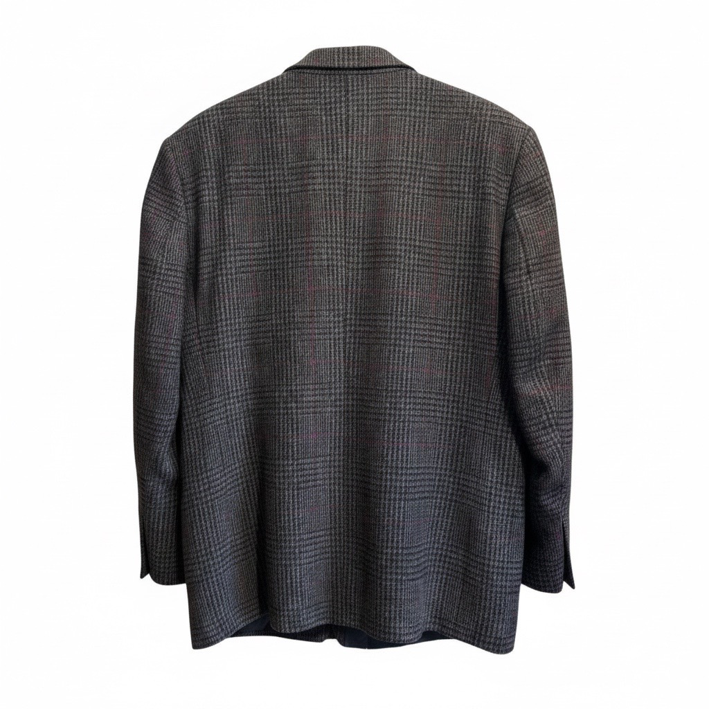Blazer Cruzado Príncipe de Gales Gris