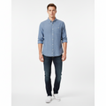 Camisa Hollister de Lino Azul – Manga Larga