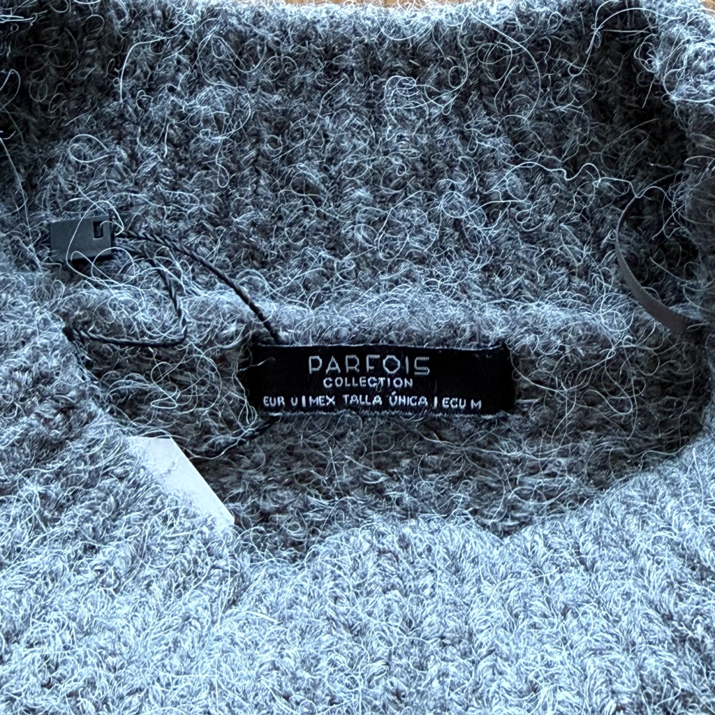 Sweater Básico Gris Oscuro