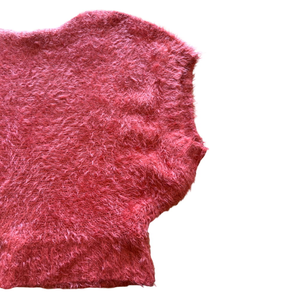 Sweater Murciélago Peludo Coral