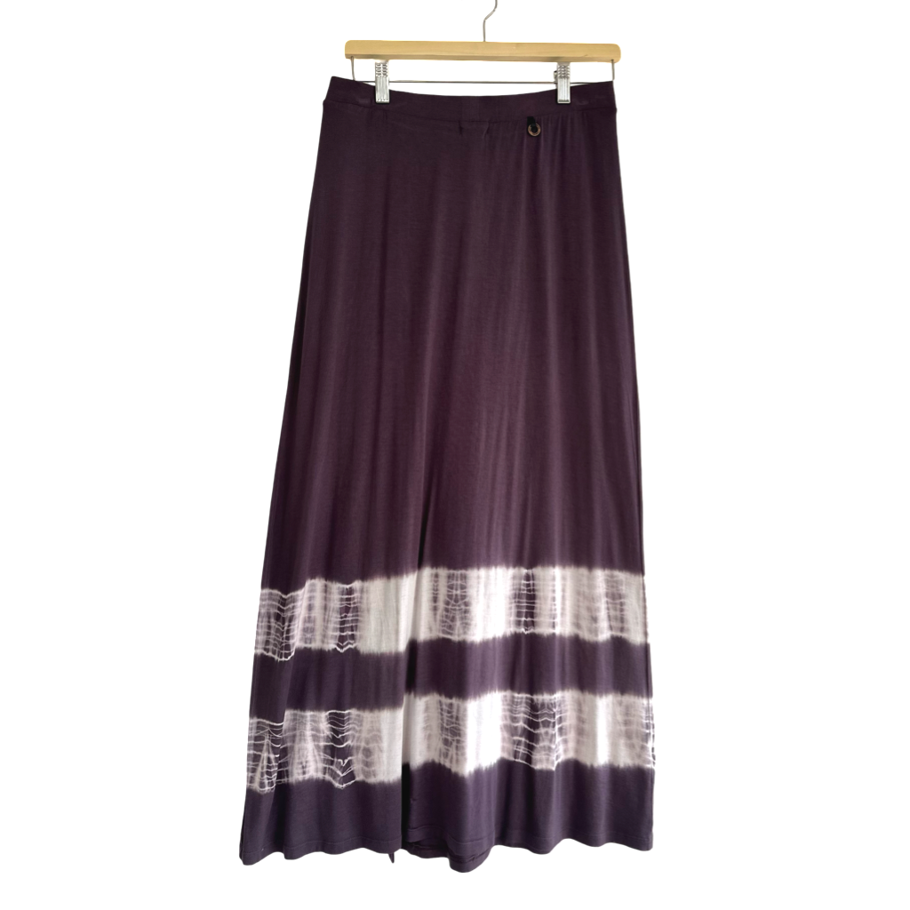Falda Larga Tie Dye Morado VNTG