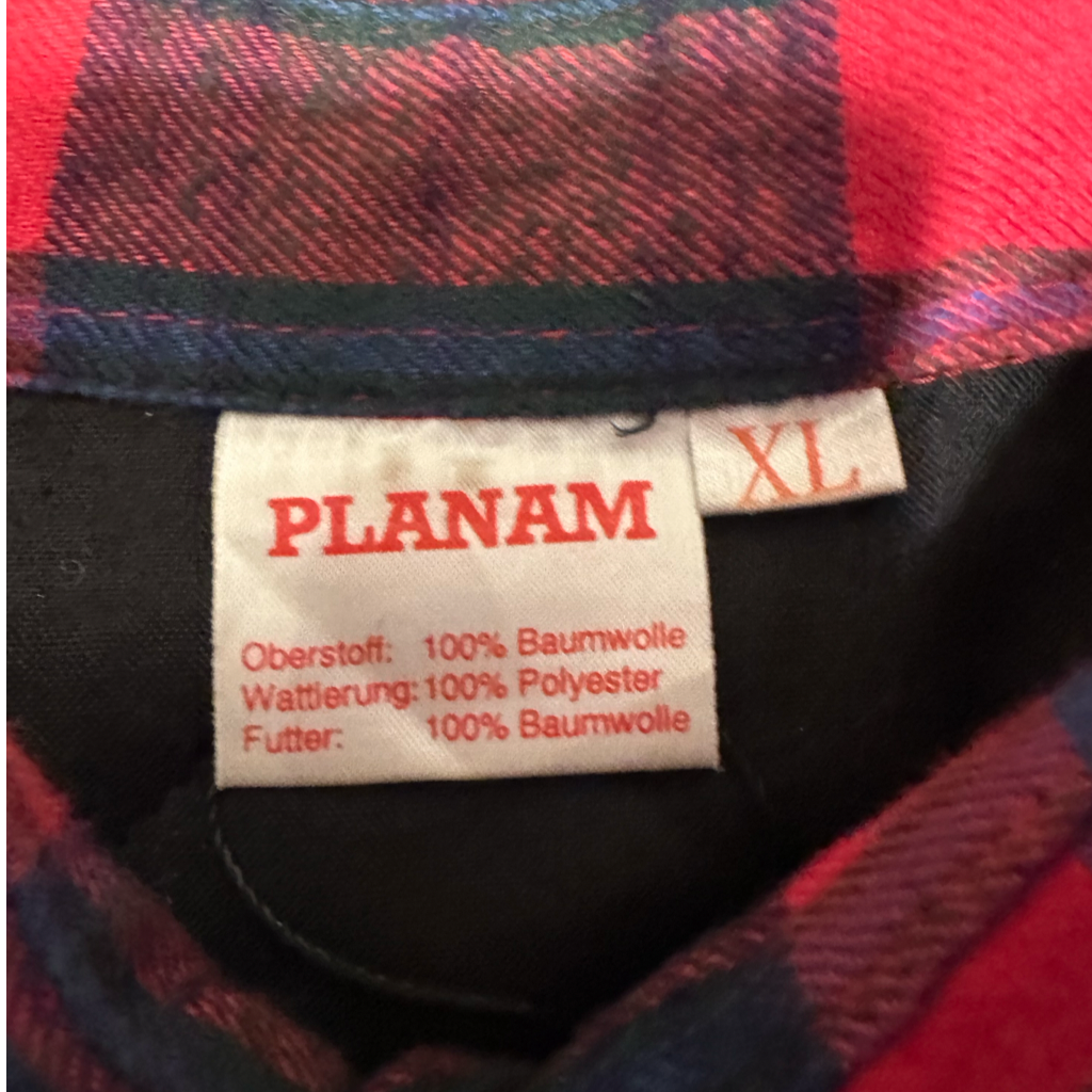 Camisa Leñadora Cuadros Rojos