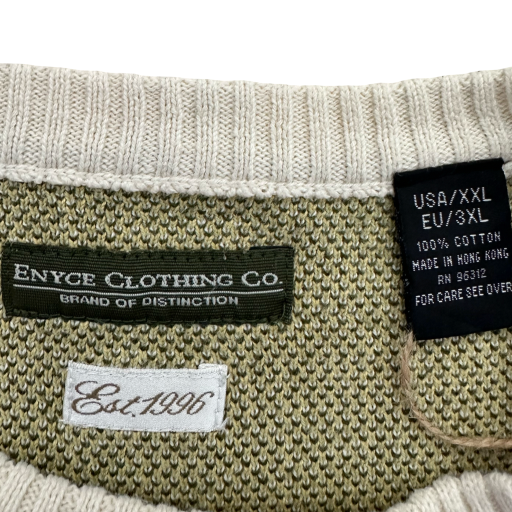 Sweater VNTG Cuadros Tierra