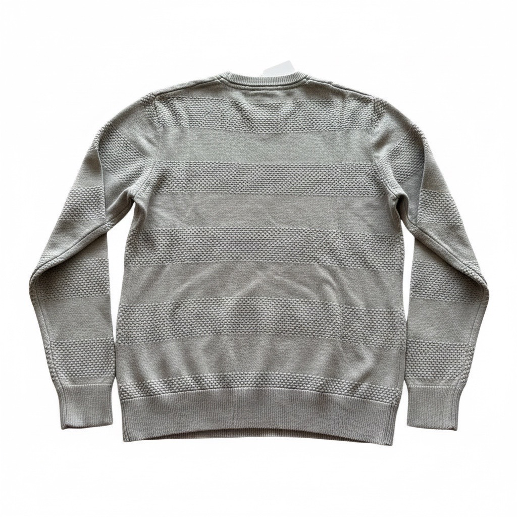 Sweater Gris Claro con Cashmere