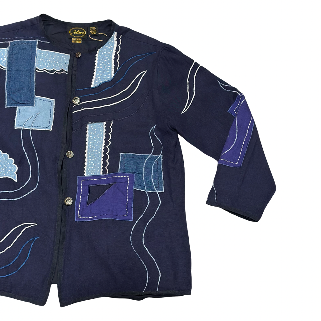 Chaqueta VNTG Patchwork Azul