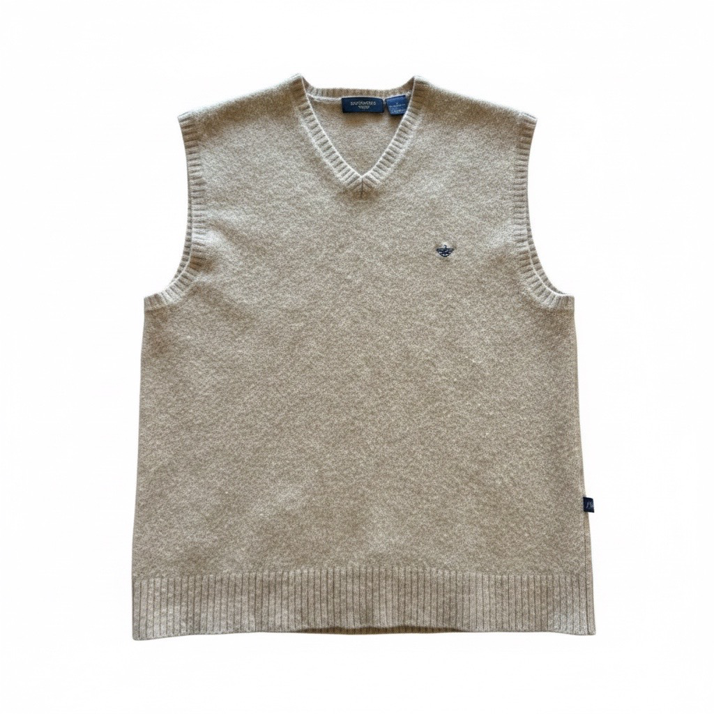 Chaleco Dockers 100% Lana Lambswool Beige