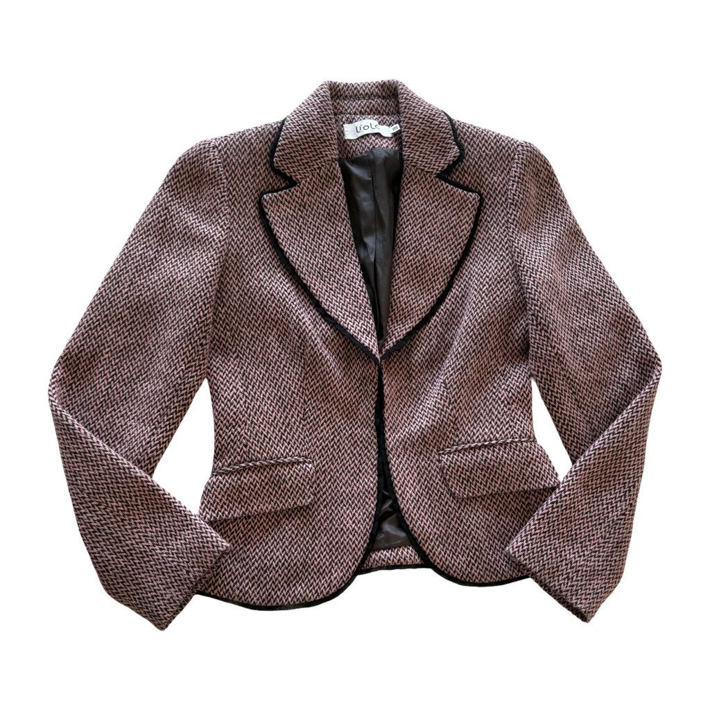 Blazer Tweed Rosa