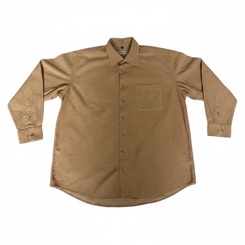 Camisa VNTG Cotelé Camel