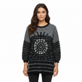 Sweater VNTG Negro Textura
