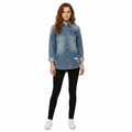 Camisa Denim Desgastada