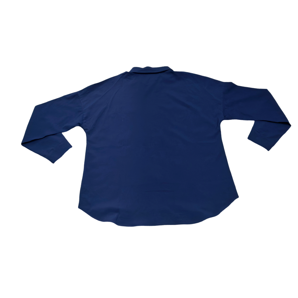 Camisa Oversize Azul Cobalto