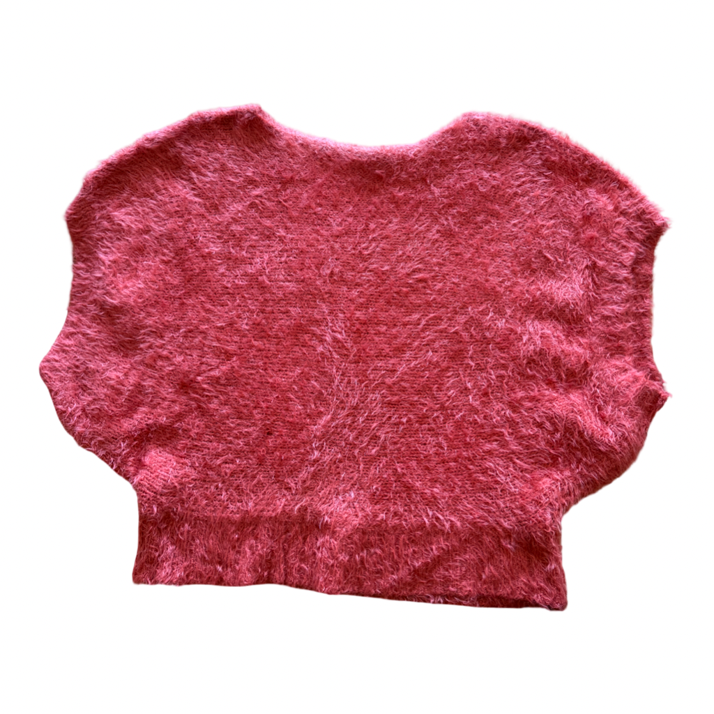 Sweater Murciélago Peludo Coral
