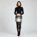 Falda Jones New York Cuadros Blanco & Negro