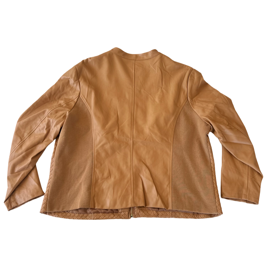 Chaqueta Camel Textured Chic