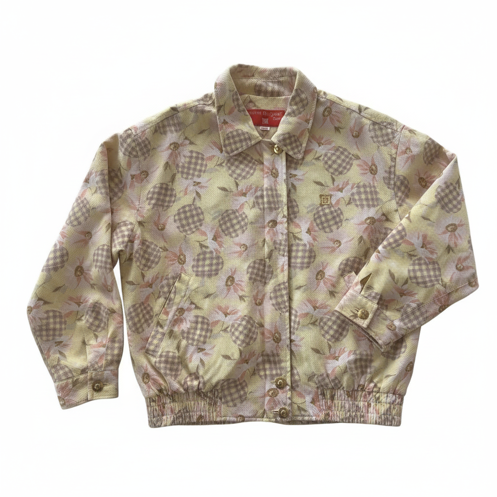 Bomber VNTG Floral Pastel