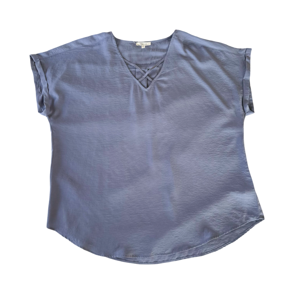 Blusa VNTG Azul Grisáceo