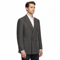 Blazer Cruzado Príncipe de Gales Gris